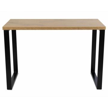 Work table BLAT 120x60 cm svart/brun