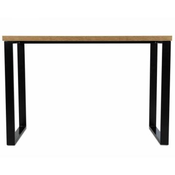 Work table BLAT 120x60 cm svart/brun