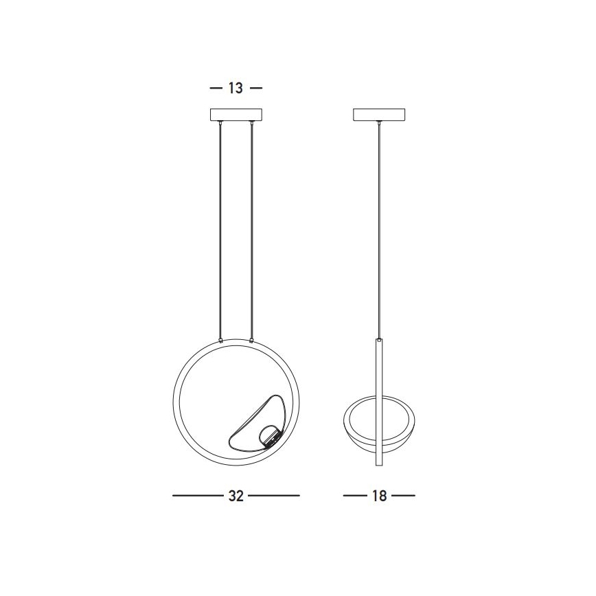 Zambelis 23028 - LED ljusreglerad ljuskrona på textilsladd LED/7W/230V 3000K guld