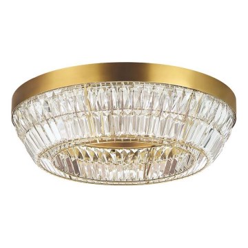 Zambelis 23047 - LED Ljusreglerad taklampa i kristall LED/38W/230V CRI 90 3000K diameter 60 cm mässing