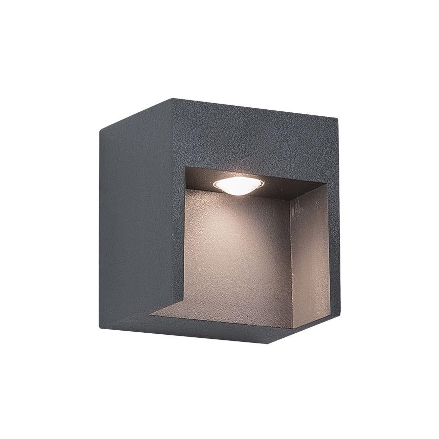 Zambelis E111 - LED vägglampa för utomhusbruk LED/3W/230V 3000K IP54