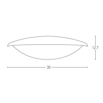 Zambelis E115 - LED vägglampa för utomhusbruk LED/6W/230V IP54 antracit