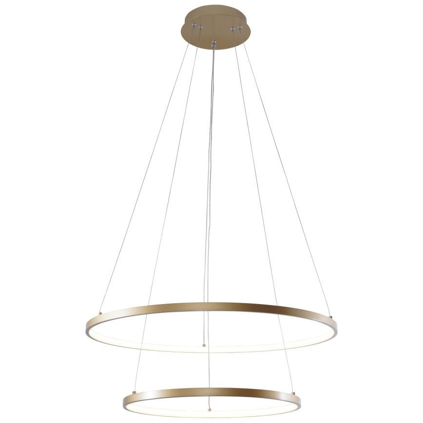 Zuma Line - LED ljuskrona med textilsladd LED/50W/230V 3000/4000/6000K diameter 60 cm guld