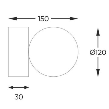 Zuma Line - Vägglampa 1xG9/40W/230V