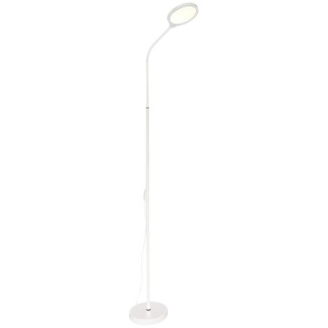 Zuma Line  - LED Dimbar golvlampa LED/10W/230V 3000/4500/6500K vit