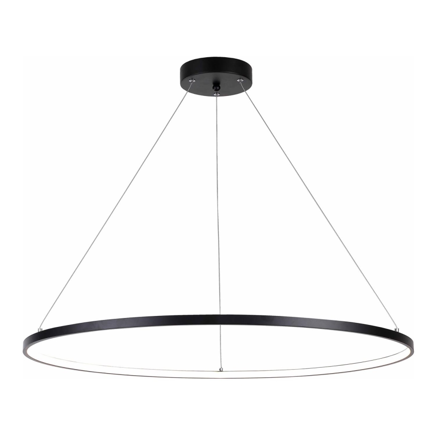 Zuma Line - LED ljuskrona med textilsladd LED/40W/230V 3000/4000/6000K diameter 90 cm svart