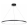 Zuma Line - LED ljuskrona med textilsladd LED/40W/230V 3000/4000/6000K diameter 90 cm svart