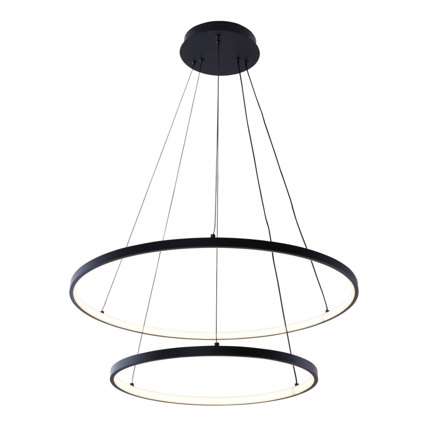 Zuma Line - LED ljuskrona med textilsladd LED/50W/230V 3000/4000/6000K diameter 60 cm svart