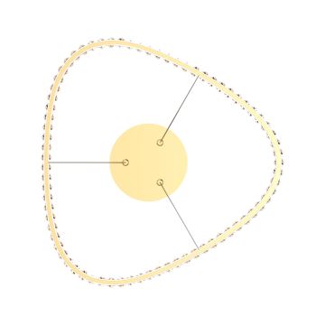 Zuma Line - LED Ljusreglerad kristall ljuskrona på snöre LED/25W/230V 2700-6000K + fjärrkontroll