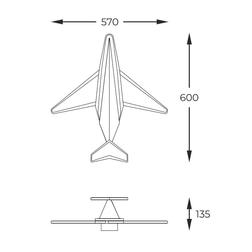 Zuma Line - LED Ljusreglerad väggbelysning för barn LED/24W/230V PLEASE TRANSLATE