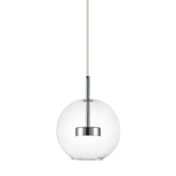 Zuma Line - LED ljuskrona med textilsladd LED/5W/230V silver