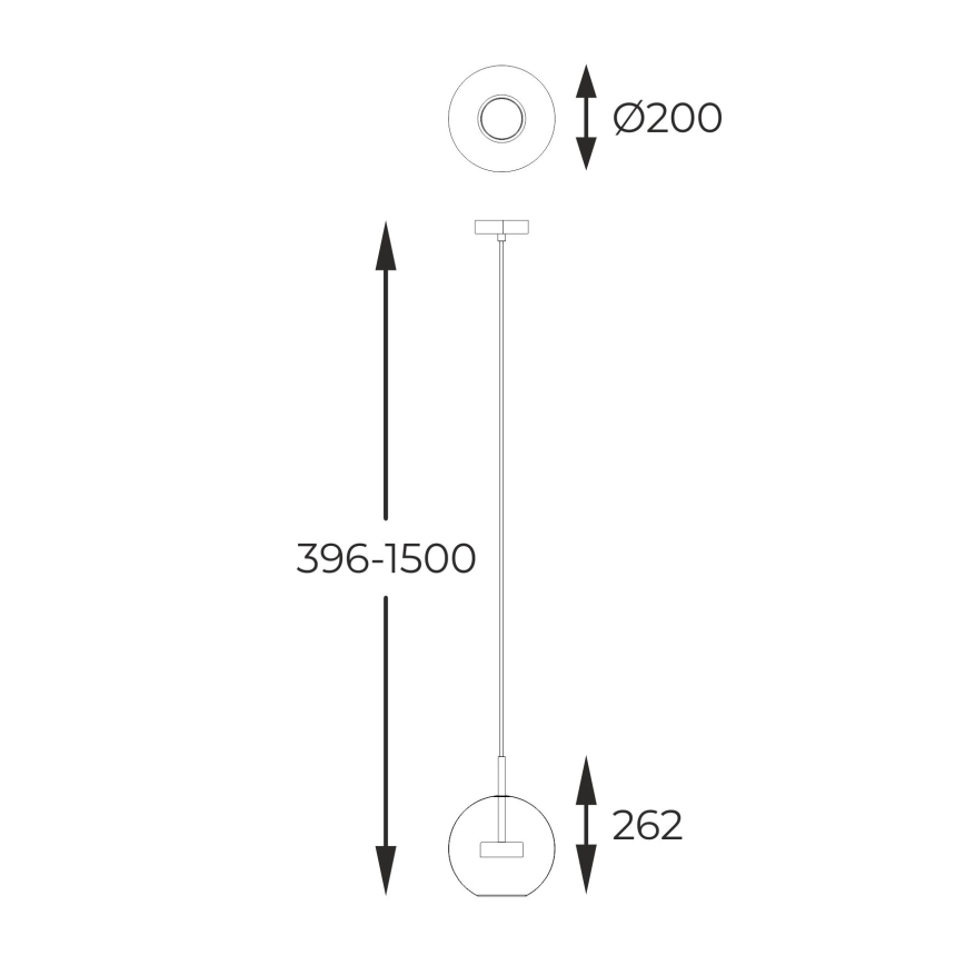 Zuma Line - LED ljuskrona med textilsladd LED/5W/230V guld