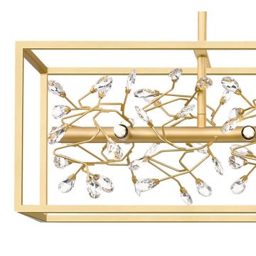 Zuma Line - Ljuskrona i kristal med kedja 6xG9/33W/230V guld