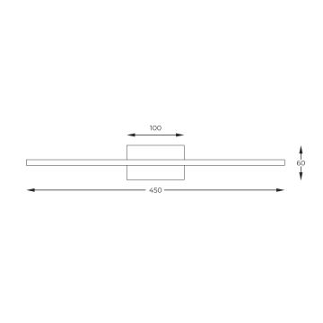 Zuma Line - LED tavelbelysning LED/10W/230V 45 cm guld