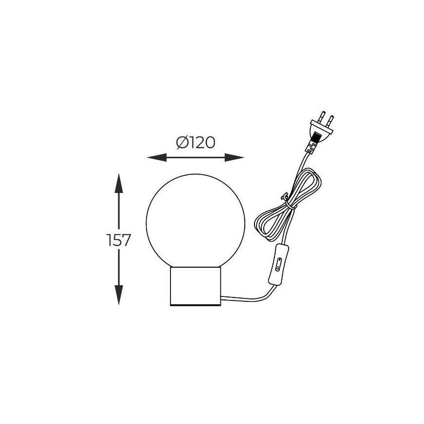 Zuma Line - Bordslampa 1xG9/4W/230V svart