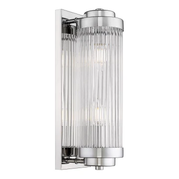 Zuma Line - Vägglampa 2xE14/60W/230V silver