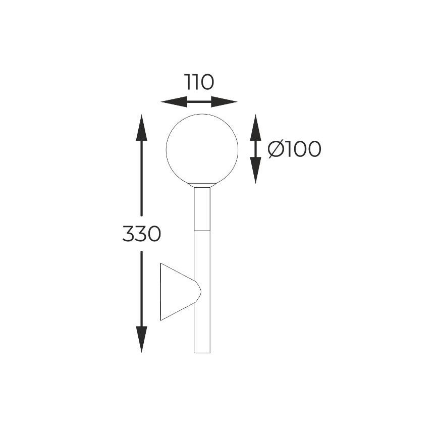 Zuma Line - Vägglampa 1xG9/4W/230V guld